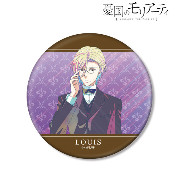 TVアニメ「憂国のモリアーティ」 ルイス・ジェームズ・モリアーティ Ani-Art clear label BIG缶バッジ[アルマビアンカ]《05月予約》画像