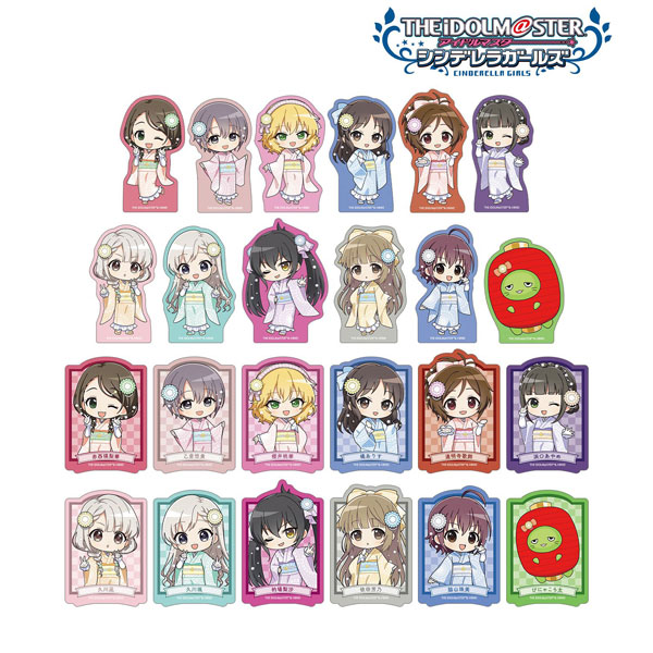 アイドルマスター シンデレラガールズ トレーディング ちびキャラ レース着物ver. ダイカットステッカー 24個入りBOX[アルマビアンカ]《０７月予約》