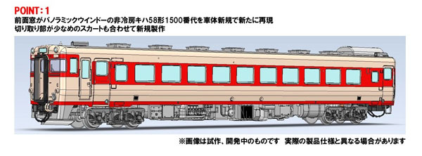 97645 国鉄 キハ58系急行ディーゼルカー(出羽)セット[TOMIX]【送料無料】《１１月予約》｜あみあみ 店