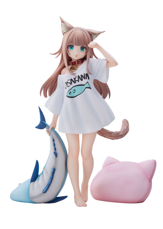 【限定販売】【特典】うちのねこが女の子でかわいい「きなこ」～おはようVer.～ 1/6 フィギュア あみあみ限定版[GOLDENHEAD]《発売済・在庫品》