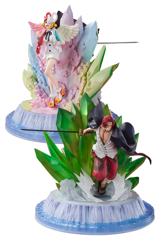 フィギュアーツZERO ［超激戦］シャンクス＆ウタ -ONE PIECE FILM RED Ver.-[BANDAI SPIRITS]【送料無料】《発売済・在庫品》画像