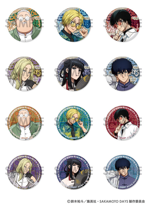 楽天市場】SAKAMOTO DAYS Party Mission トレーディング箔押し缶バッジ