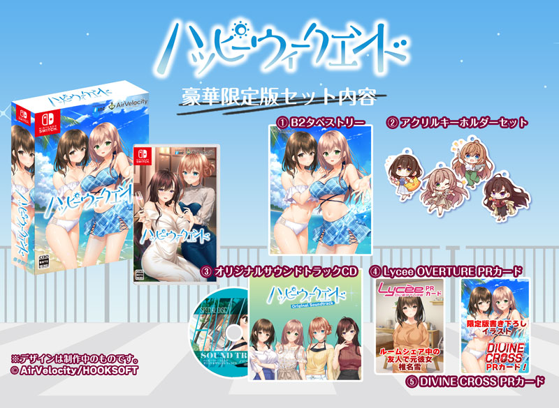 【あみあみ限定特典】Nintendo Switch ハッピーウィークエンド 豪華限定版[AirVelocity]《１１月予約》｜あみあみ 店