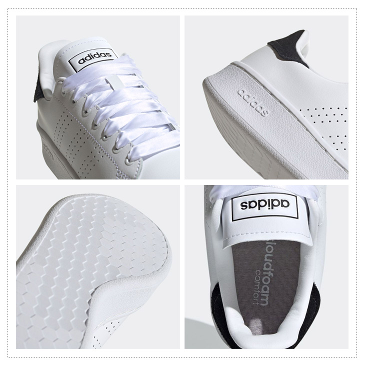 楽天市場 Adidas Advancourt Bold アディダス アドバンコート ボールド スニーカー 3 8センチヒール レディース ブラック ホワイト 22 5 25 0 厚底 レザー ローカット レースアップ テニスシューズ ランニング スポーツ ジム トレーニング 白 アミアミ Amiami