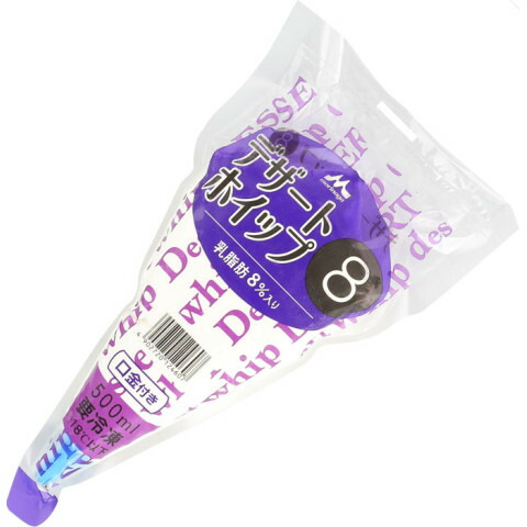 ホイップ 楽天市場】森永乳業 デザートホイップ8 500mlx20本 (1ケース) 冷凍