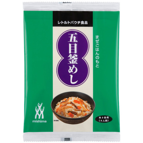 三島食品 五目釜めし まぜごはんのもと １Kg×9袋　レトルトパウチ バラ売り可 三島食品 五目釜めし まぜごはんのもと 1Kg×9袋 レトルトパウチ