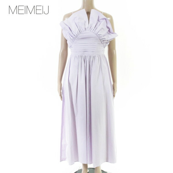 80%OFF 新品 メイメイジェイ MEIMEI J 衣装 40 EOP1822 M大きさ ラベンダー レディース ロング衣装 キャミソール 綿織物 イタリア製