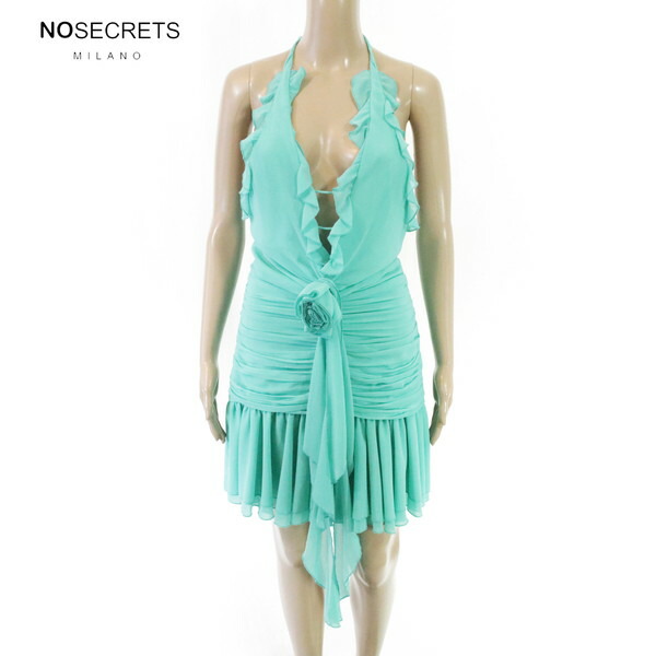 80%OFF 新品 ノーシークレッツ NO SECRETS 衣装 42 EOP1877 M大きさ 緑であること レディース 衣装お召しもの  ホルターネック