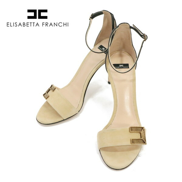 90%OFF 新品 エリザベッタフランキ ELISABETTA FRANCHI サンダル 37 ES291 23.5cm ベージュ レディース ストラップサンダル アウトレット｜エーエムアイクローズ店