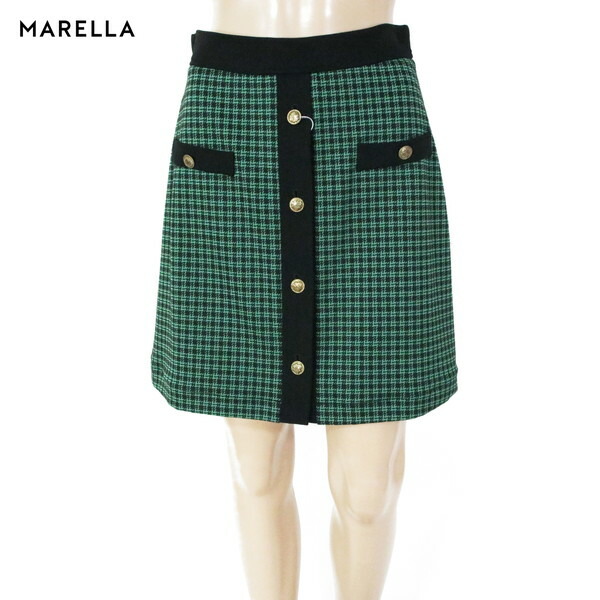 楽天市場】75%OFF 新品 マレーラ MARELLA スカート 42 ESK666 L