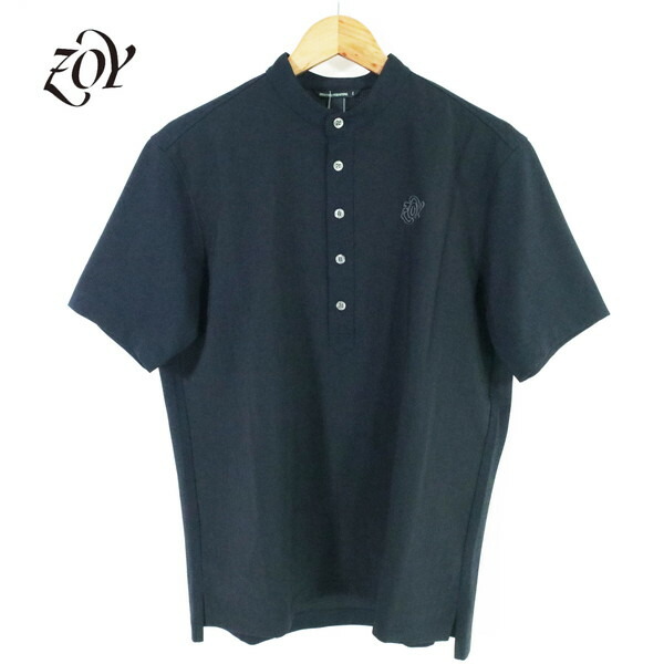 60%OFF 新品 ゾーイ ZOY シャツ 1001 HCS708 S-Mサイズ ダークネイビー メンズ カットソー スタンドカラー モックネック ポリエステル100% Primeflex 春夏 ゴルフウェア 071442025|エーエムアイクローズ店