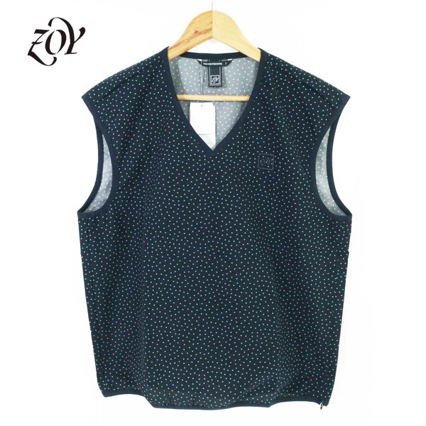 60%OFF 新品 ゾーイ ZOY ベスト 1001 HCS718 S-Mサイズ ネイビー メンズ カットソー ポリエステル100% ストレッチ 通気性 COOL DOT'S 春夏 ゴルフウェア 071442113｜エーエムアイクローズ店