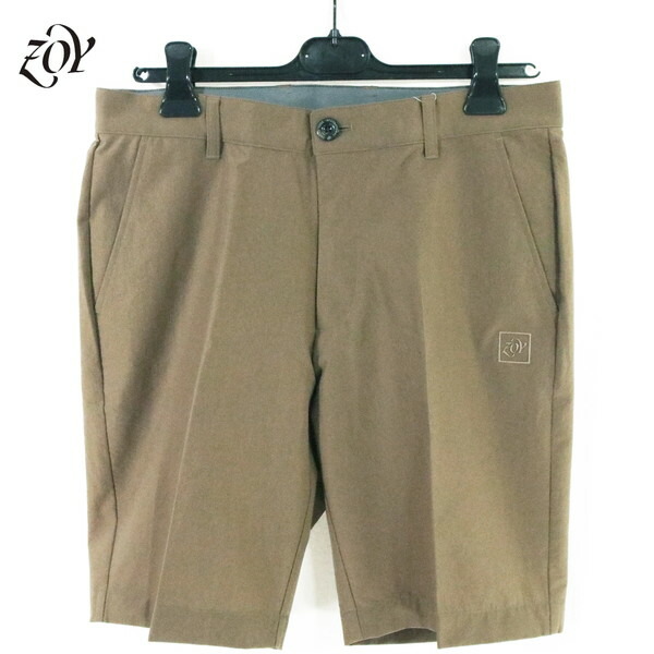 60%OFF 新品 ゾーイ ZOY ショートパンツ 82 HPT196 Lサイズ ライトブラウン メンズ ハーフパンツ ポリエステル100% ストレッチ COOL DOTS 春夏 ゴルフウェア 071442412|エーエムアイクローズ店