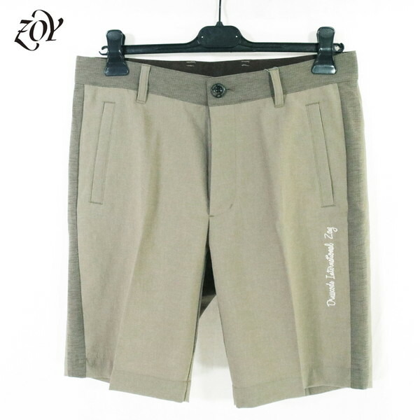 60%OFF 新品 ゾーイ ZOY ショートパンツ 88 HPT198 LLサイズ ベージュ メンズ ハーフパンツ ポリエステル100% ストレッチ Primeflex 春夏 ゴルフウェア 071442425|エーエムアイクローズ店