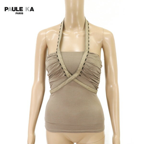 楽天市場】95%OFF 新品 ポールカ PAULE KA ベアトップトップス