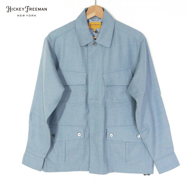 『百貨店SALE銀行割引客体』80%OFF 新品 ヒッキーフリーマン Hickey Freeman 取りまかなう櫂 M MJK1584 M大きさ 青碧 メンズ 上衣 羊毛100% 日本製 春夏秋 139-415