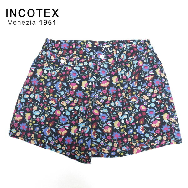 『百貨店SALE銀行割引客体』60%OFF 新品 インコテックス INCOTEX mare 水泳着 50 MOT1954 LL大いさ 黒いこと メンズ ナイロン100% スイムウェア サーフズボン下 海食麺麭 さる股引き印字機 14B002 SW175