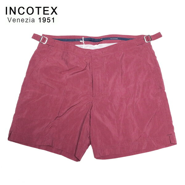 60%OFF 新品 インコテックス INCOTEX mare 水着 48 MOT1958 Lサイズ ワインレッド メンズ ナイロン100% スイムウェア サーフパンツ 海パン トランクスタイプ 14B003 SW001