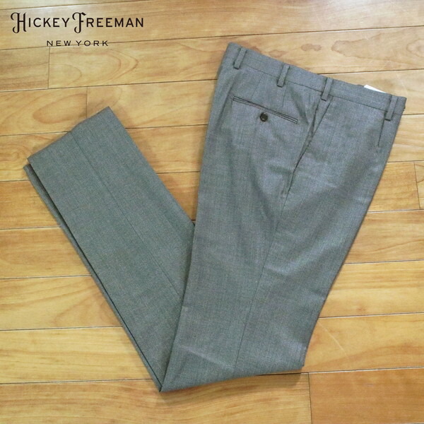 80%OFF 新品 ヒッキーフリーマン Hickey Freeman ズボン下 82 MPT3062 L大きさ 赤銅色 スラックス 羊毛100% 商行為 日本製 秋冬 012-51F