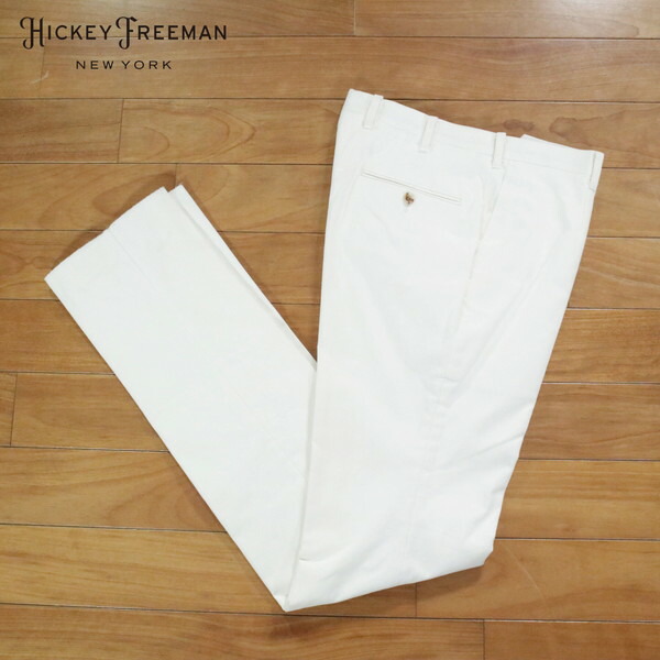 新品 ヒッキーフリーマン チノパンツ 82 MPT3056 Lサイズ ホワイト 楽天市場】80%OFF 新品 ヒッキーフリーマン Hickey Freeman パンツ 82