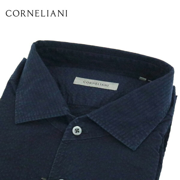 70%OFF 新品 コルネリアーニ CORNELIANI プルオーバー 46 MSH1878 3L大きさ 米国海軍×黒いこと メンズ 心地よいプルオーバー 綿織物100% 縞模様柄 半袖 イタリア製 春夏 762S0307