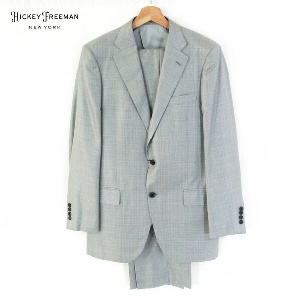 70%OFF 新品 ヒッキーフリーマン Hickey Freeman 背広 A7 MSU1089 L～LL大きさ 薄墨色 メンズ 2名取り草 絹地100% デルフィーノ出どころ 読み合わせる柄 一塁手生産ライン お手々お手伝いさん 春夏 933-00F