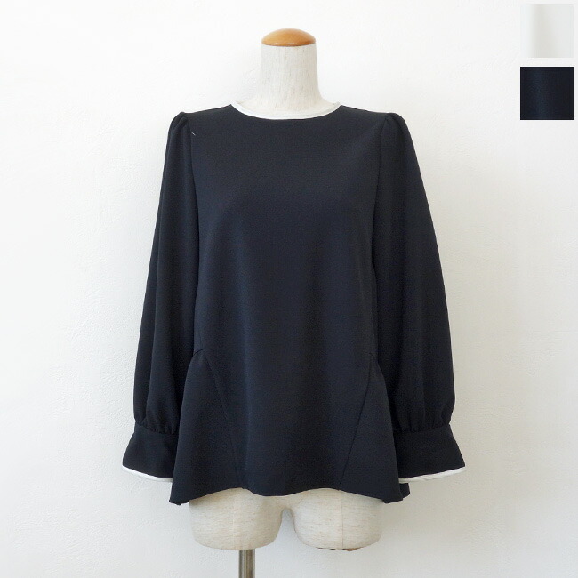 楽天市場】SONO (ソーノ) ブラウス ダブルフリルケープ フレア UV