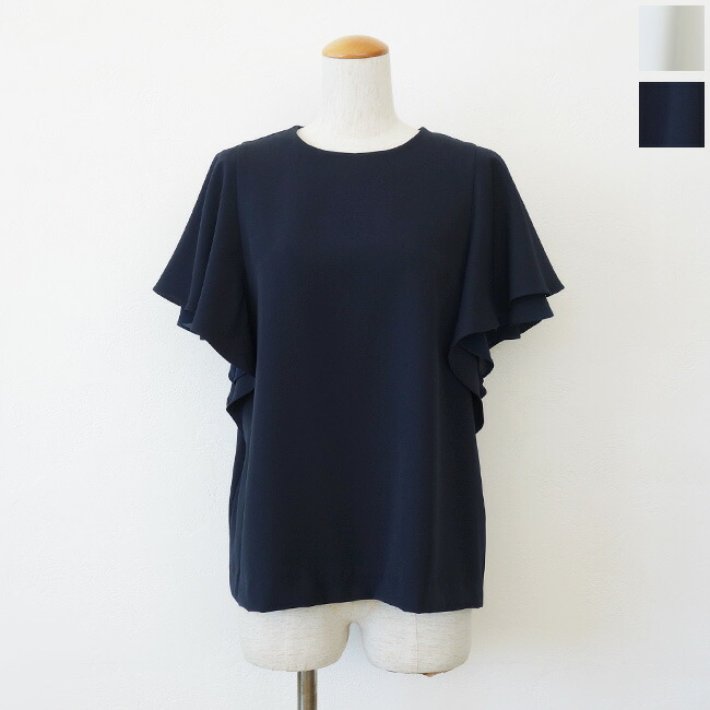 完売　ソーノ　sono ダブルフリルケープフレアブラウス 完売ソーノsono ダブルフリルケープフレアブラウス