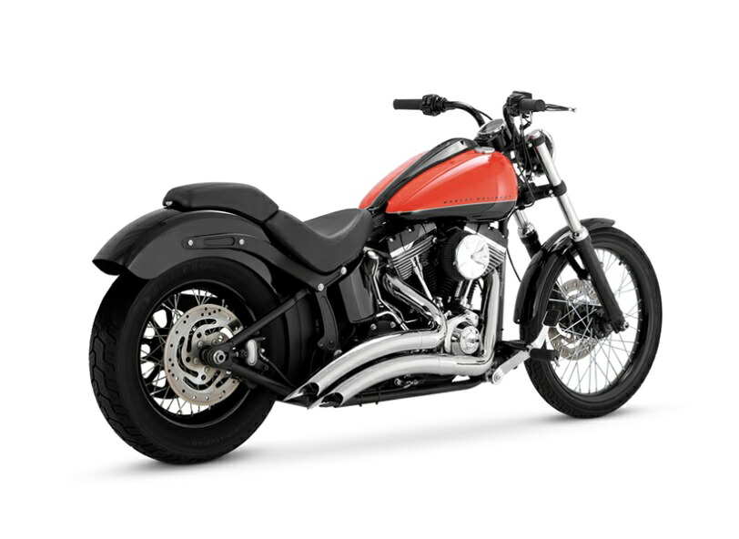26037バンス＆ハインズVanceHines BigRadius 2-2 ビッグラディウス2-2 クローム マフラー SOFTAIL 86-09｜アミダトレーディング