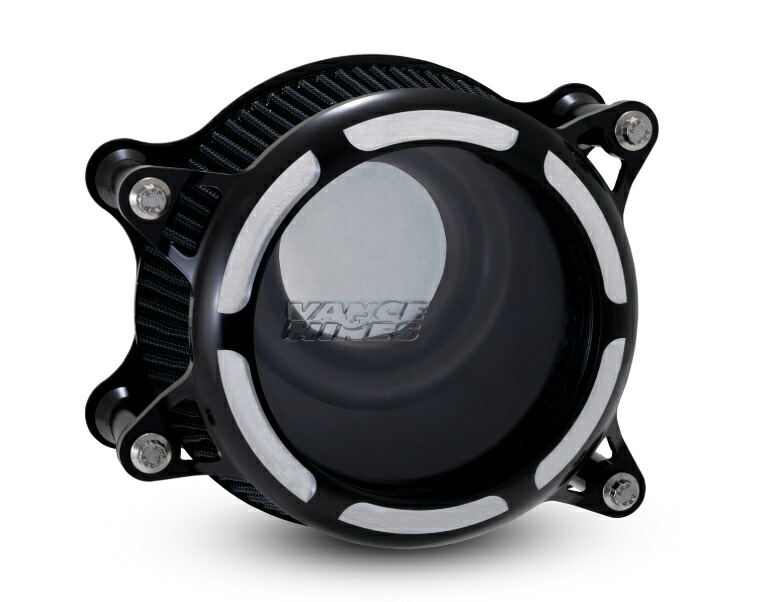 41091バンス&ハインズVanceHines VO2 エアインテイク Insight インサイト 白黒コントラスト Sportster 91-22|アミダトレーディング