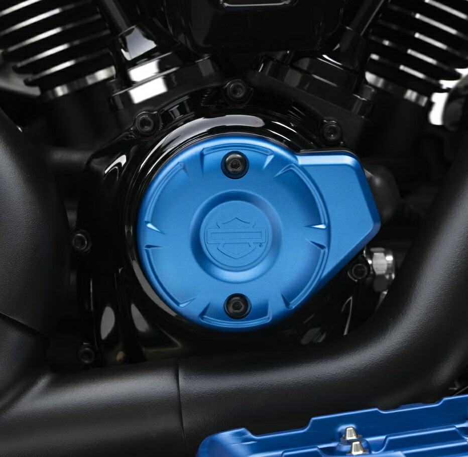 25701863 レッドライン・VVT タイマーカバー (ブルー) 2024以降ツーリング、2025以降ソフテイル