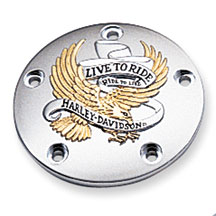 Harley Davidson Live To Ride Timer Cover Gold 32585-90T
