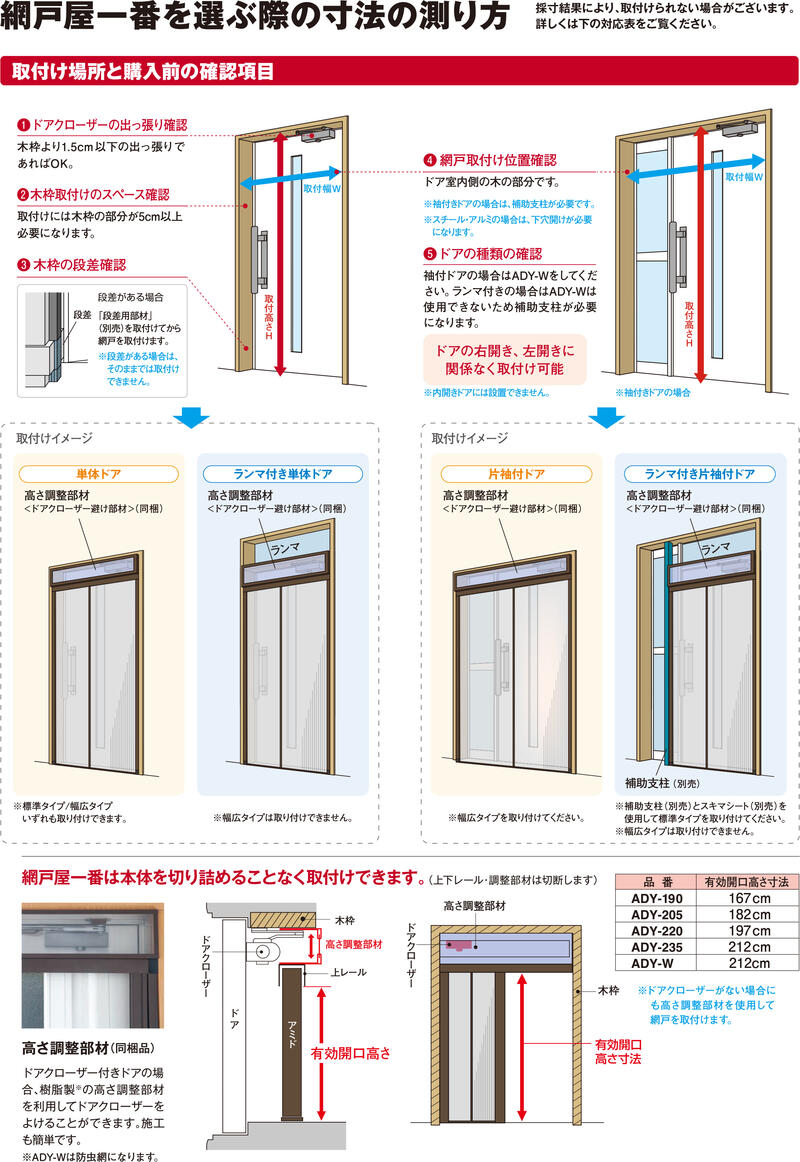 楽天市場 玄関網戸 Diy網戸 網戸屋一番ワイドタイプ Ady W 網戸屋本舗