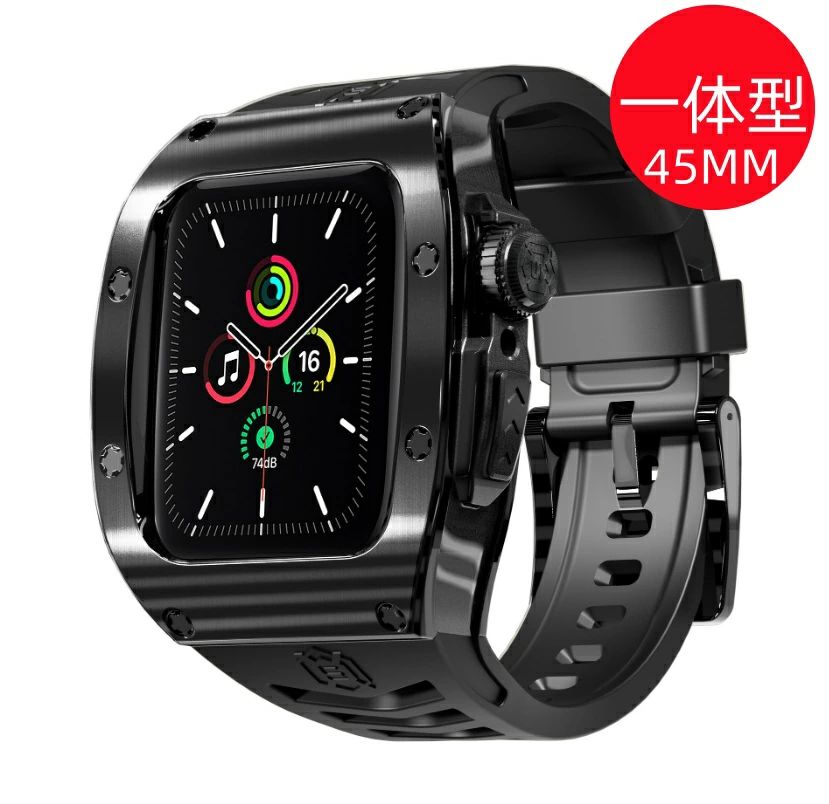 【送料無料】アップルウォッチ バンド Apple Watchh ultra カバー ベルト ケース 一体型 45mm シリコン ステンレス セット おしゃれ 防水 スポーツ クリア 高級 メンズ｜A-Mime 店