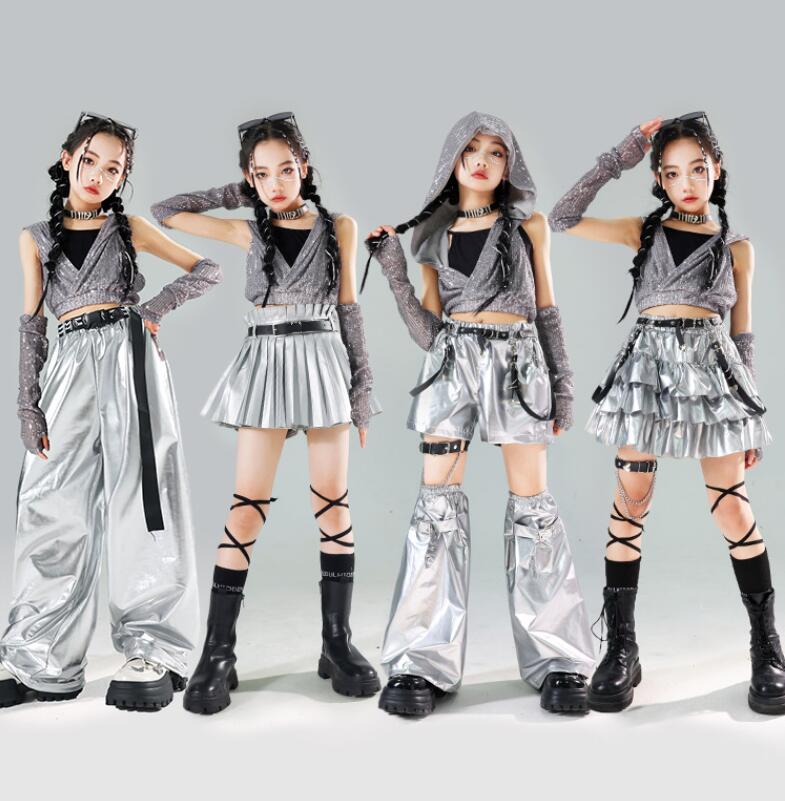 キッズダンス 衣装 キッズ ヒップホップ衣装 ガールズ ダンス衣装 セットアップ ジャズダンス 衣装 HIPHOP ステージ衣装 ガールズ ジャッズ ヒップホップ 演出服 ダンスウェア ジュニア jazz DJ オシャレ