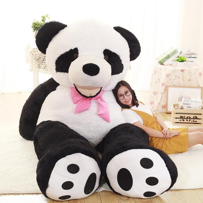 萌え萌えパンダ ぬいぐるみ 抱き枕 100/130/160/200/260cm かわいい ぬいぐるみ 大きい 特大 プレゼント ギフト 人気 キッズ 子供 小学生 大人 結婚式 誕生日 動物 アニマル キャラクター ふわふわぬいぐるみ パンダ グッズ 贈り物 店飾り｜A-Mime 店