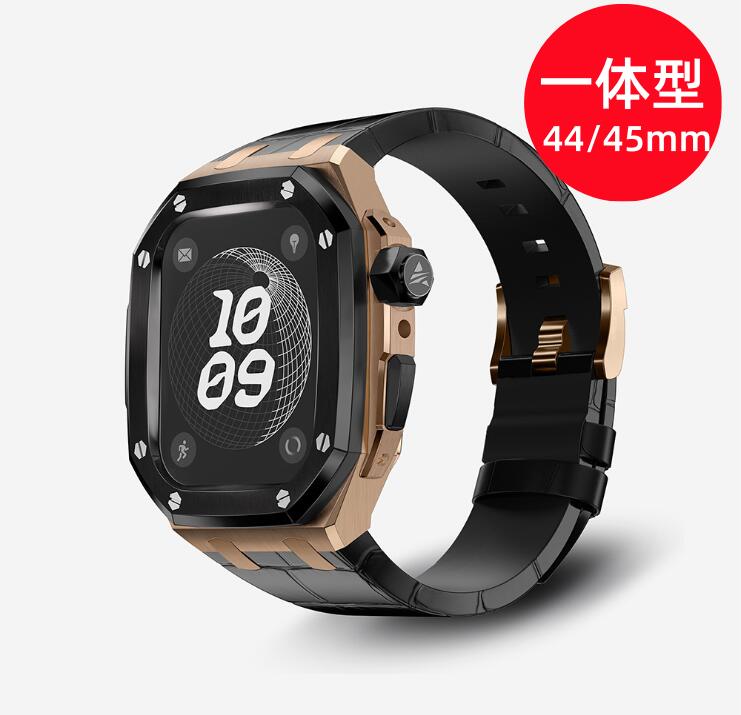 【送料無料】アップルウォッチ ウルトラケース 高級 カバー apple iWatchS7 8 9 44/45mm 高級 メンズ アップルウォッチ ウルトラ2 バンド45mm アップルウォッチケース ベルト アップル ウォッチ 一体 applewatch 一体型 ラバー