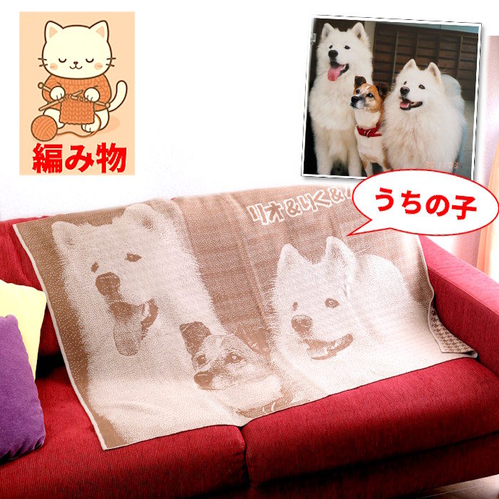 【商品番号67番】 ペット ブランケット 誕生日プレゼント 母 お母さん 母親 カシミヤ プレゼント おばあちゃん 祖母 義母 還暦祝い 還暦 退職祝い 父 両親 誕生日 プレゼント 内祝い お返し ギフト 贈り物 記念 お勧め かわいい ニット ブランケット