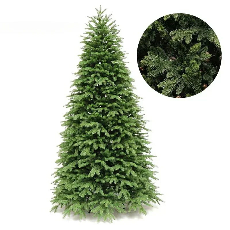 人工PEクリスマスツリー、大きな緑のクリスマスツリー、プレミアム、ラグジュアリー、暗号化、ホームパーティーの装飾、新年の装飾品、2024｜AetA店