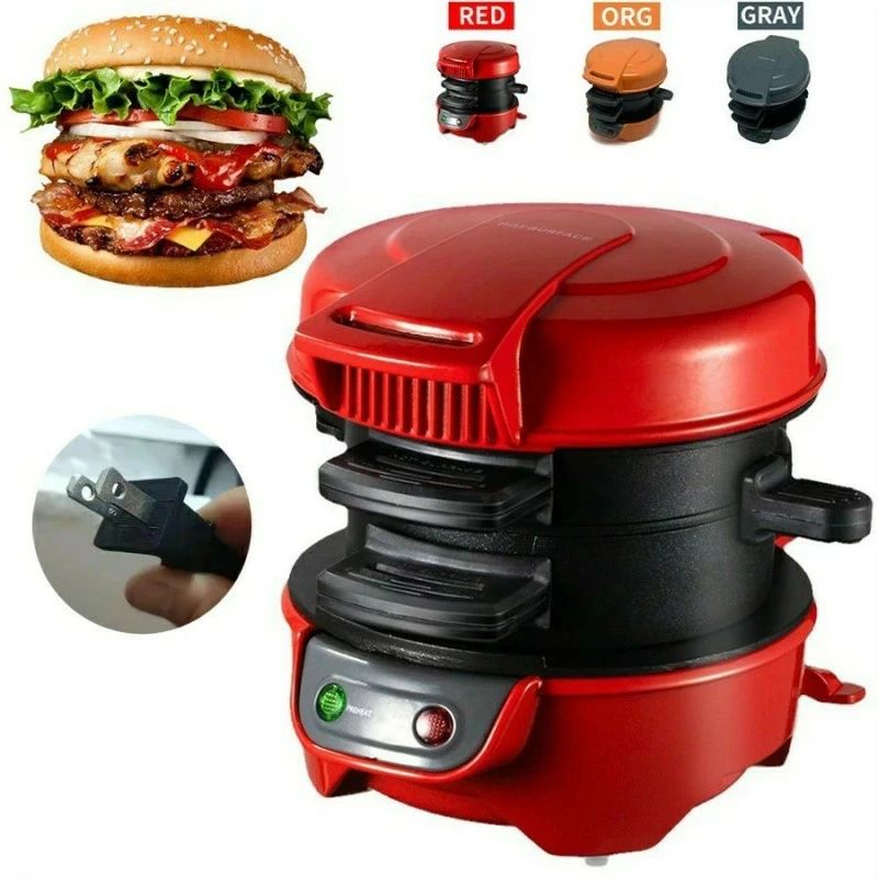バーガー焼き機サンド生み出すこと機勝手もと物の具両面熱する生み出すこと機朝ごはん乾荒原バーガー製造会社