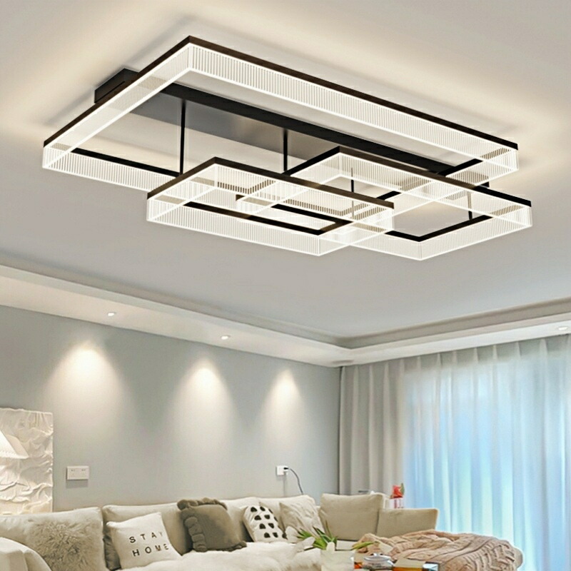 現代の LED シーリングランプ調光リビングルームキッチンテーブル寝室光沢シャンデリアライトインテリア家の装飾ペンダント 36,335円