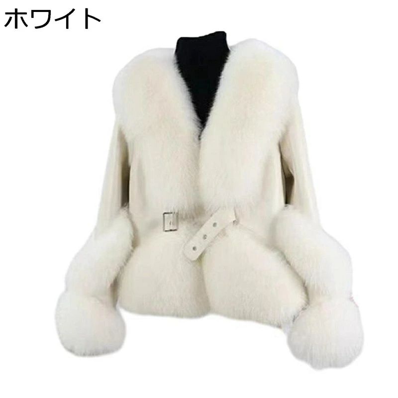 ジャケット 冬服 秋 レディース ファーコート レザージャケット 17,606円