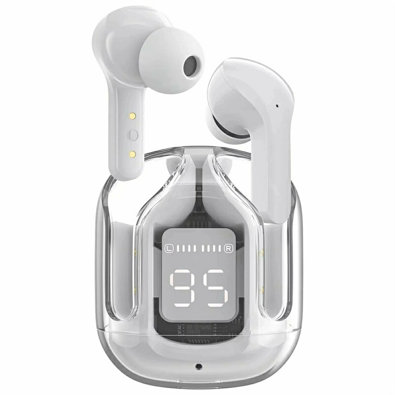 ワイヤレスイヤホン Bluetooth5.0 マイク４本内蔵 ENC通話ノイズキャンセリング 6ｍｍダイナミックドライバーHi-Fi 最大20時間連続再生LEDディスプレイ残量表示 USB-C急速充電 10分充電して1.5時間使用 多機能タッチ操作 音量 6,644円