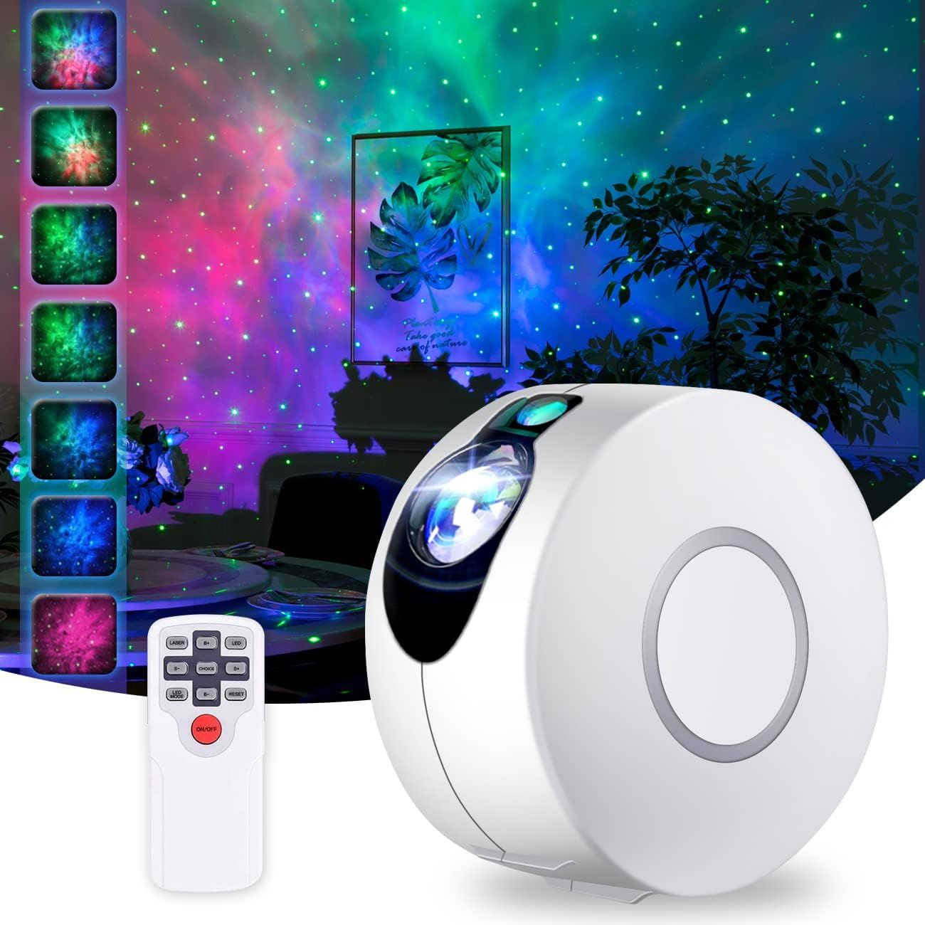 LEDスタープロジェクターライト ベッドサイドランプ 星空投掛ける照明ランプ プラネタリウム 8類概念点灯流行り物 遠隔操作役立つこと 3上がり段明快さ す早さ合わせる能力のある 四分子の異なる角度ローマン的佇まい営造 クリスマス/ハロウィン/パーテイー飾りつけ 赤ちゃん･意中の女に差し上げ物 生まれ落ちる日差し上げ物
