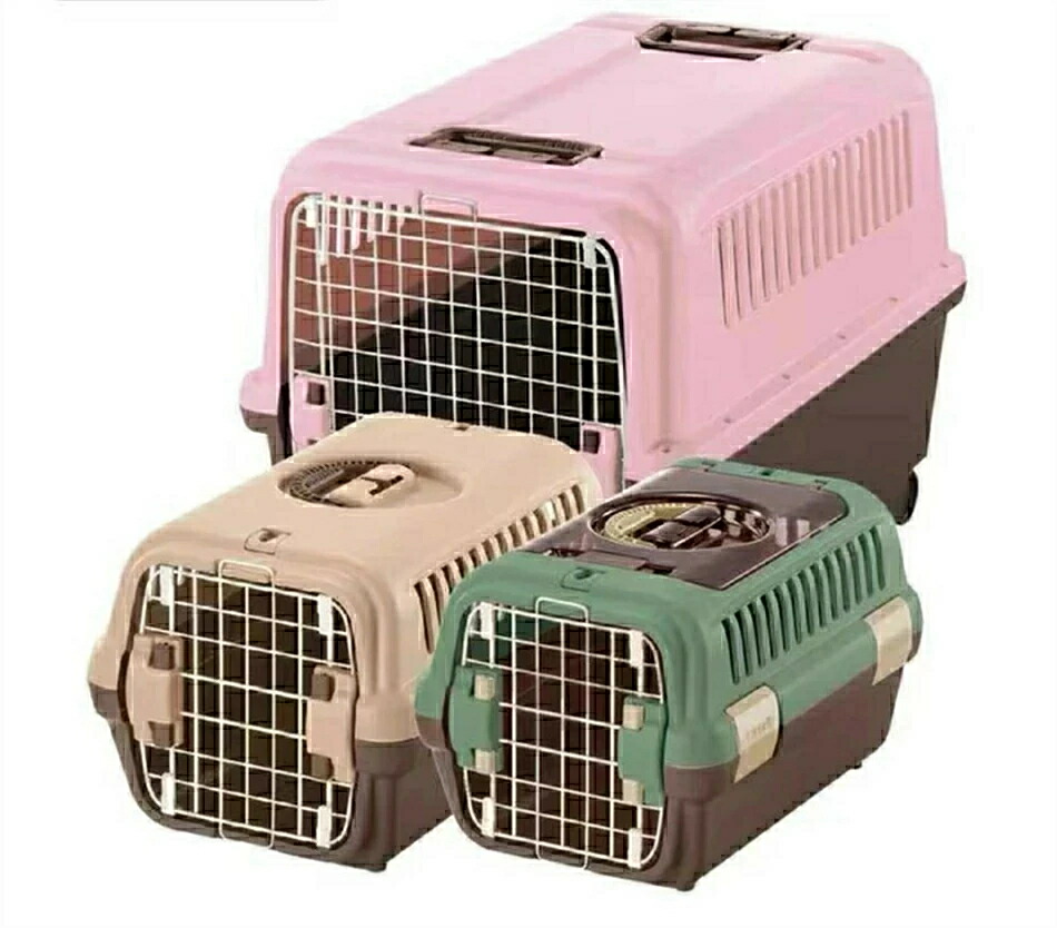 【 高品質.正規品3年保証 】リッチェル キャンピングキャリーダブルドア 超小型犬・猫用 ダークブラウン Sサイズ|AetA店