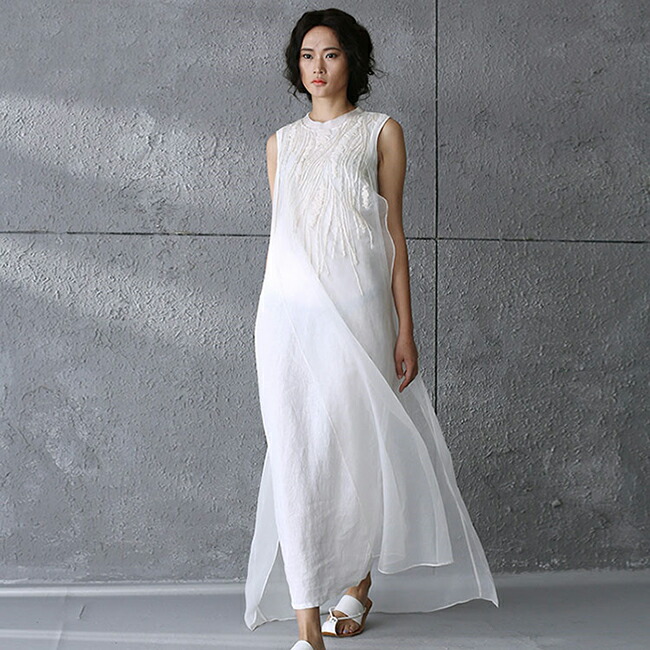 KAREN MILLEN マキシドレス ワンピース ロング 半袖 ホワイト imgrc0123050005.jpg