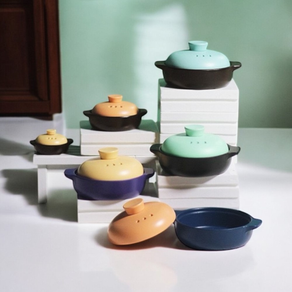 楽天市場】90000363（1点）ミニチュアカラフル土鍋セット（Lサイズ大型