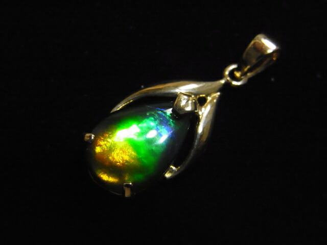 カナダKORITEアンモライト 18K台座ペンダントトップ コーライト社 18金 アンモライト ペンダントトップ – one-shop.co.jp