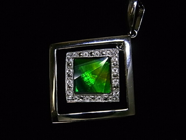 アンモライトシルバーペンダントトップ （シルバー925使用）