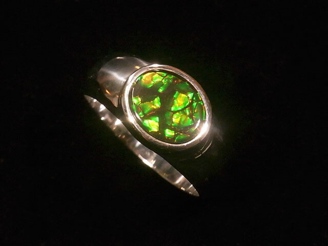 アンモライト シルバー リング 楽天市場】シルバーアンモライトリング（シルバー925使用